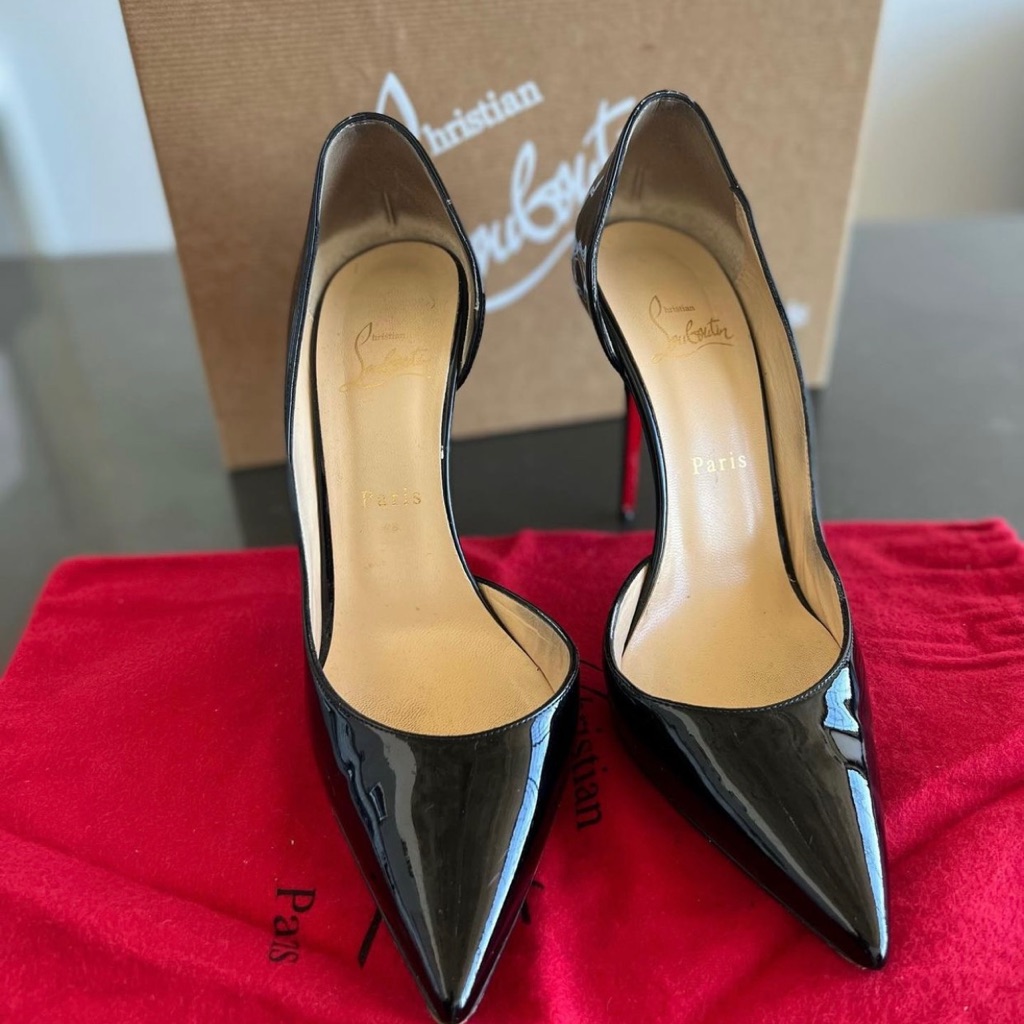 Designer: Christian Louboutin Style: So Kate (Black Patent) Size: 39.5